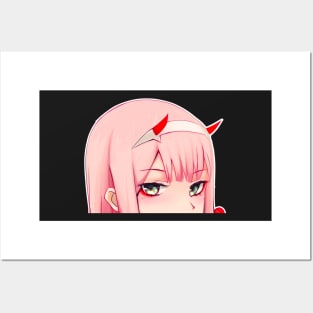 ZERO TWO PEEK, darling in the franx Posters and Art